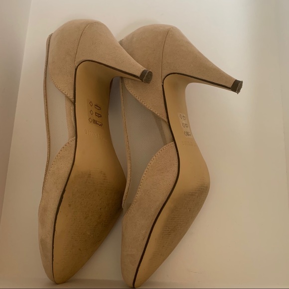 Call It Spring Nude Mesh Heels - Picture 5 of 8